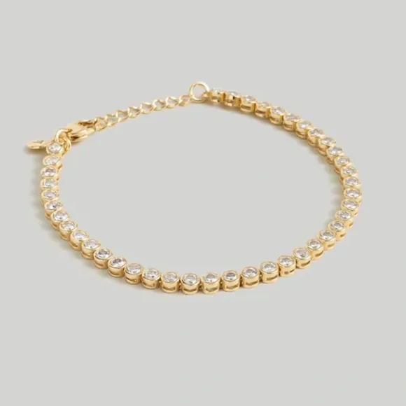 The Tennis Collection Bezel Set Crystal Bracelet - Picture 2 of 3